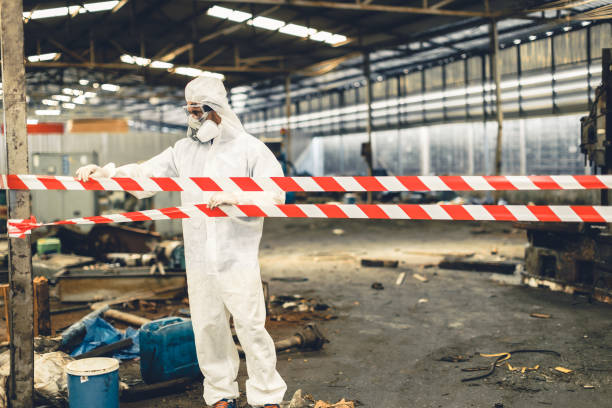 Professional Biohazard technician working in Waterford, CA